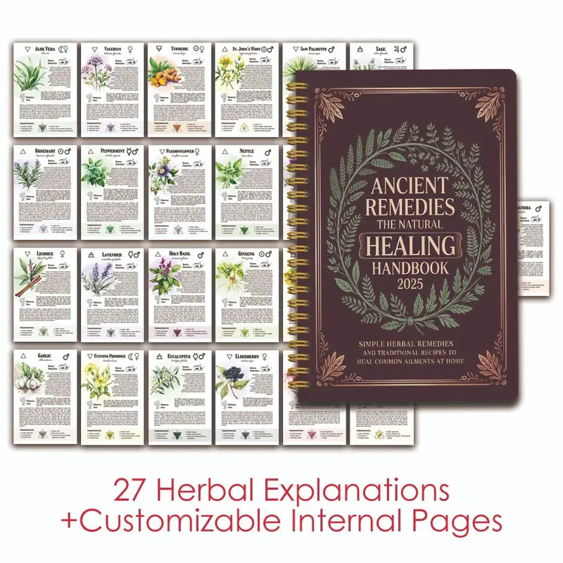 Health & Wellness Fair 2025 - Natural Remedies Handbook with Ancient Cures